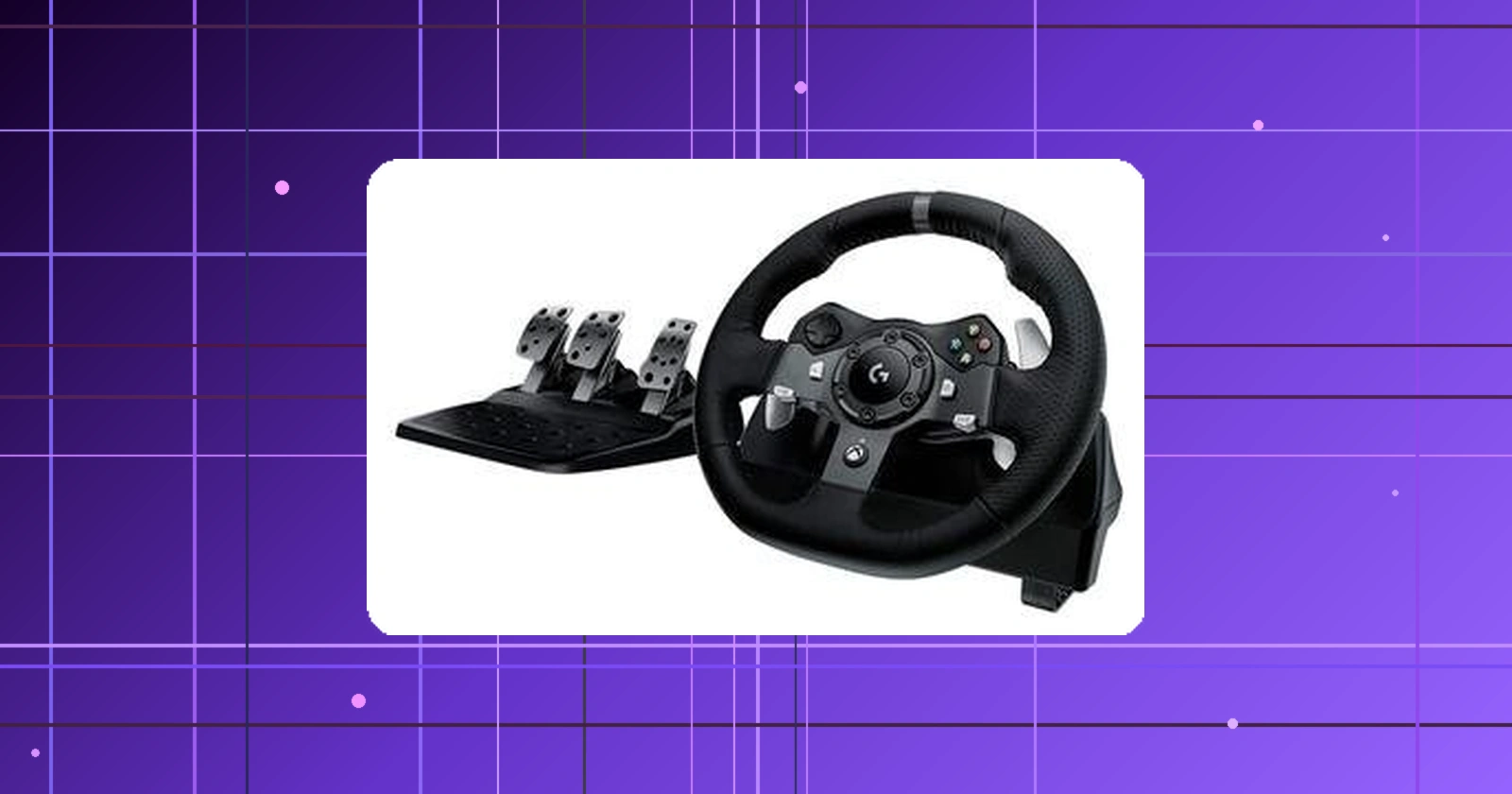 Volante Logitech G920 Driving Force para Xbox Series X|S Xbox One e PC - 941-000122